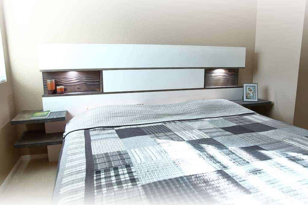 DIY Kign Size Headboard