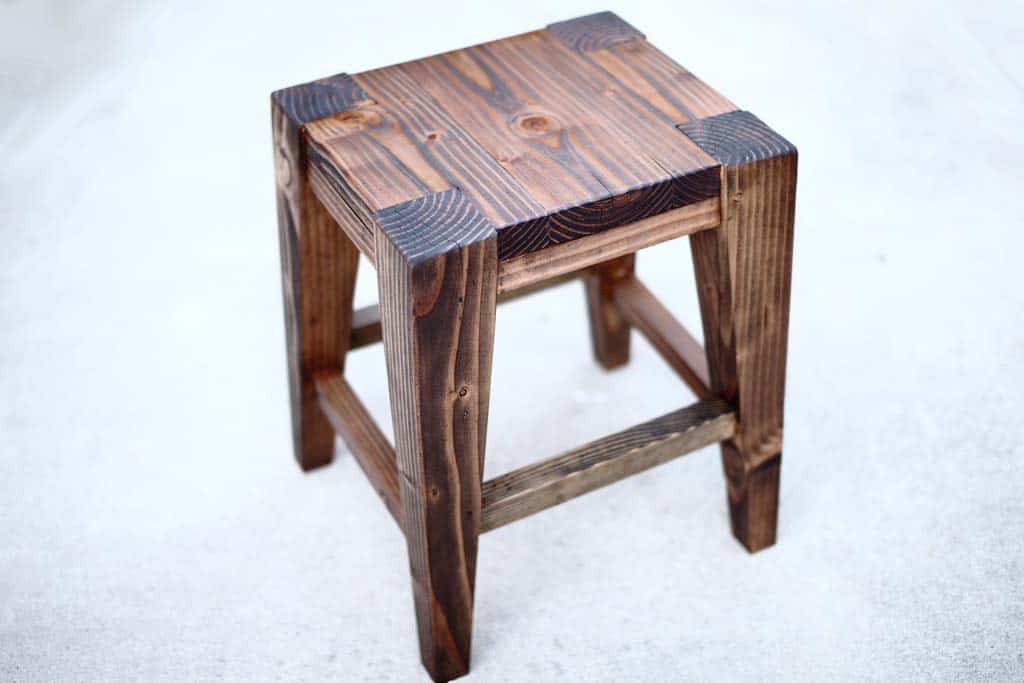DIY Wooden Bar Stool
