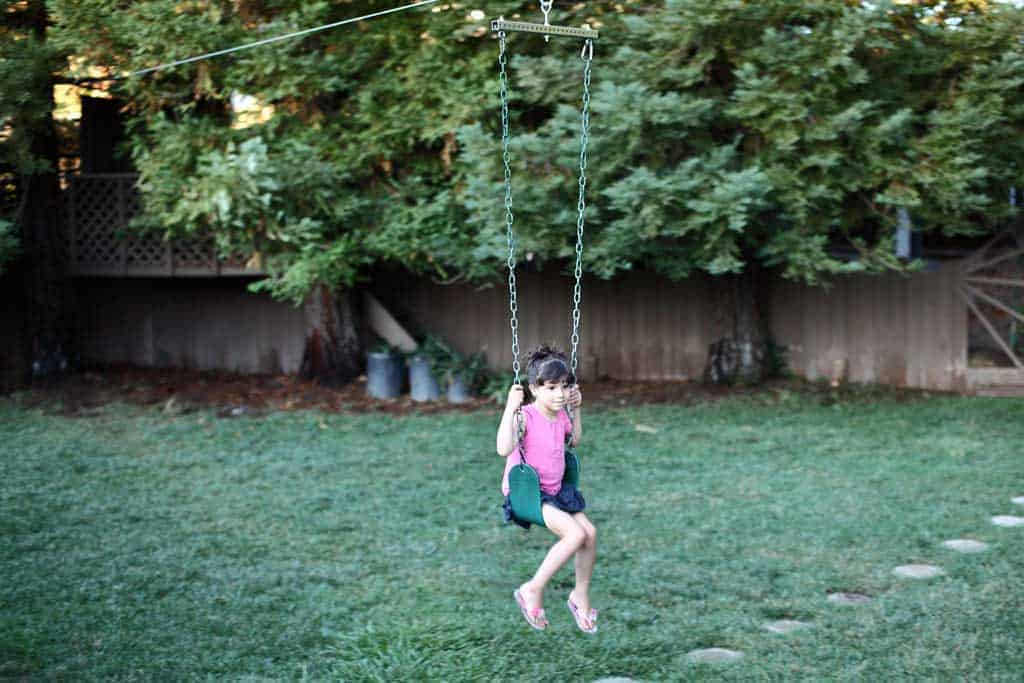 diy backyard zipline