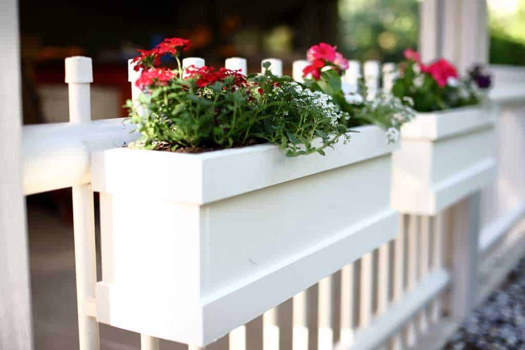 DIY Flower Planter Box