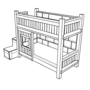 Bunk Bed with Stairs PDF