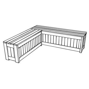 Corner Storage Bench PDF