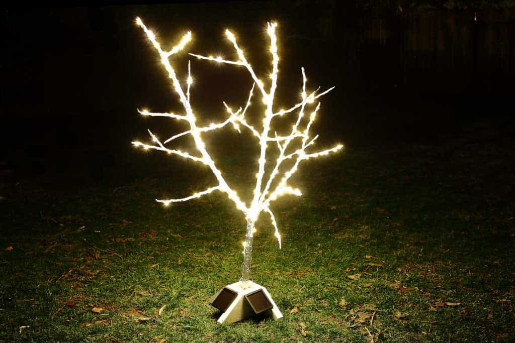 DIY Fairy Tree with Christmas lights