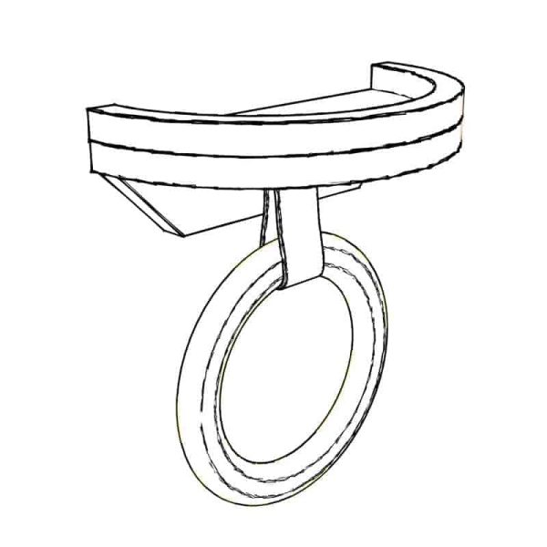 DIY towel holder ring