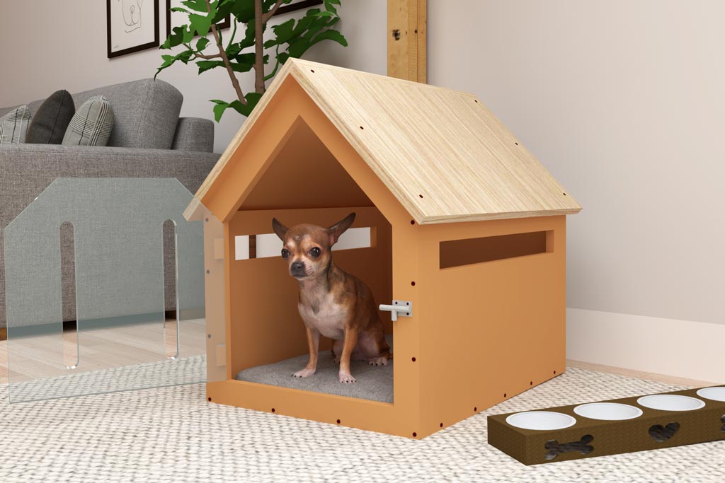 DIY indoor dog house