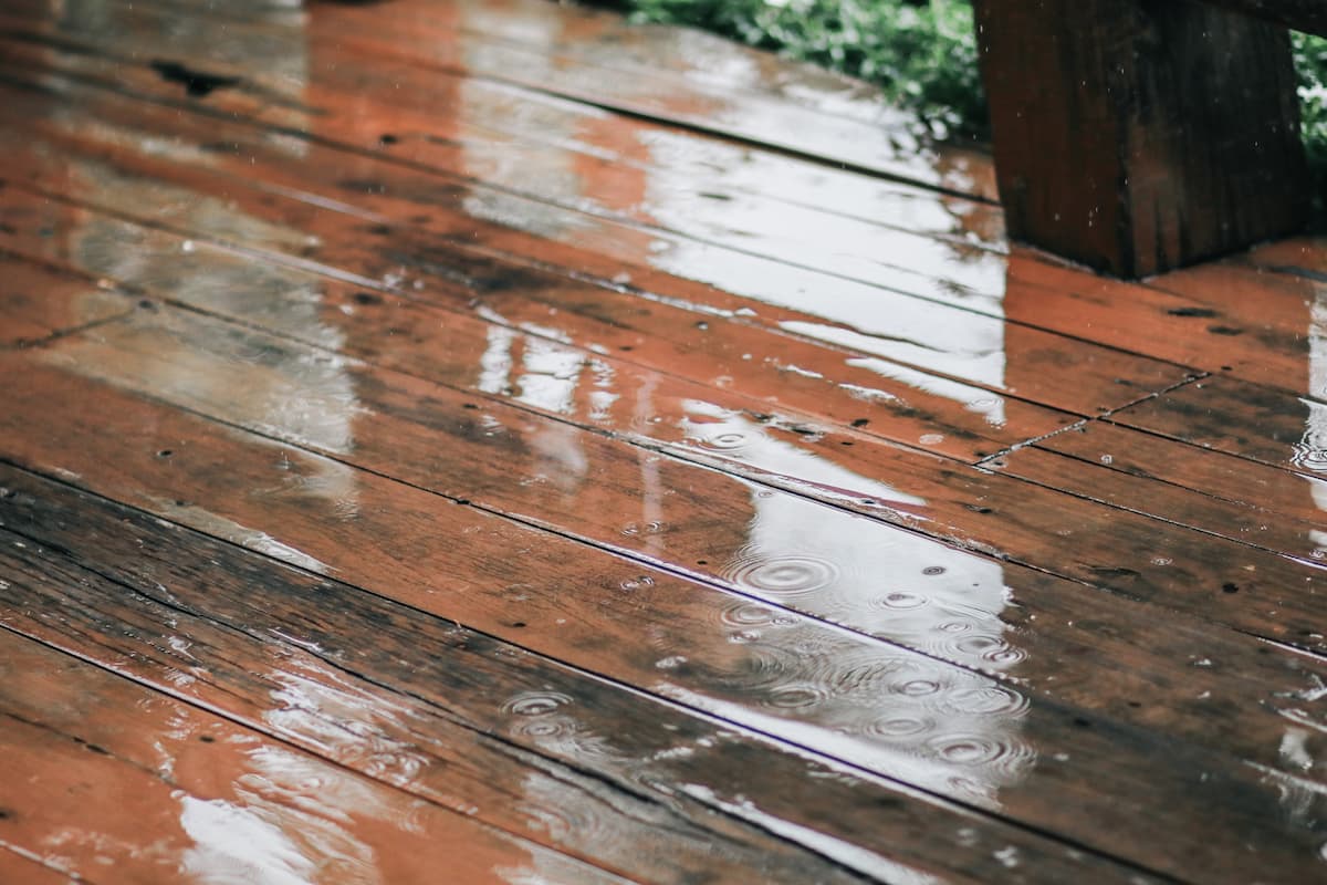 What To Do if It Rains After Staining Your Deck